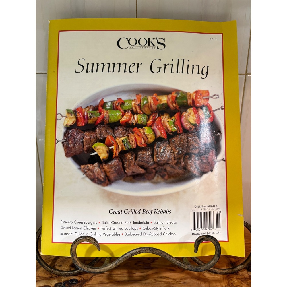 Cooks Illustrated Summer Grilling 2013 Magazine Americas Test Kitchen Recipes